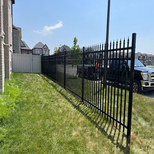 Colorbond galvanisé tuyau en <span class=keywords><strong>acier</strong></span> clôture de jardin <span class=keywords><strong>Corten</strong></span> noir pôle Zinc arc haut clôture en <span class=keywords><strong>acier</strong></span> - Product Image 5