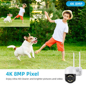 4MP + 4MP 8X Zoom kỹ thuật số ống kính kép tầm nhìn ban đêm phát hiện con người 4k an ninh IP <span class=keywords><strong>Camera</strong></span> quan sát <span class=keywords><strong>camera</strong></span> PTZ Wifi NVR lưu trữ dữ liệu - Product Image 3