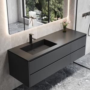 <span class=keywords><strong>Meuble</strong></span> <span class=keywords><strong>de</strong></span> <span class=keywords><strong>salle</strong></span> <span class=keywords><strong>de</strong></span> <span class=keywords><strong>bain</strong></span> moderne simple <span class=keywords><strong>haut</strong></span> <span class=keywords><strong>de</strong></span> <span class=keywords><strong>gamme</strong></span> avec lavabo intégré évier <span class=keywords><strong>de</strong></span> miroir <span class=keywords><strong>de</strong></span> <span class=keywords><strong>bain</strong></span> <span class=keywords><strong>de</strong></span> surface d'hôtel résistant à l'eau - Product Image 2