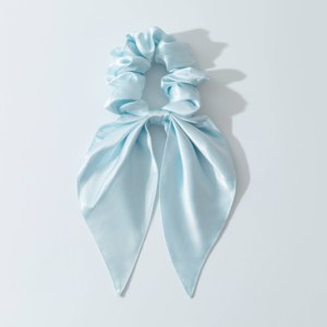 Nouveau Chouchou en Soie Satinée avec Nœud en Ruban, Doux, Extensible et Élastique, Attache-queue de Cheveux Vintage pour Femmes et Filles, Vente en Gros - Product Image 4