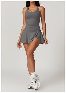 Vente en gros de vêtements de sport pour femmes vêtements de fitness pantalons taille haute leggings et t-shirt de yoga shorts hauts ensembles de yoga et d'entraînement de gymnastique - Product Image 4