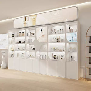 Vetrina Espositiva in Legno di Lusso Personalizzata Moderna Scaffale per Negozi di Alta Gamma con Illuminazione LED per Boutique e Centri Commerciali - Product Image 4