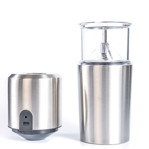 Machine à café portable rechargeable par USB, en acier inoxydable, <span class=keywords><strong>filtre</strong></span> goutte à goutte, machine à café électrique de voyage <span class=keywords><strong>avec</strong></span> <span class=keywords><strong>broyeur</strong></span>, vente en gros - Product Image 4