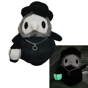 Nouvelle Peluche Lumineuse <span class=keywords><strong>de</strong></span> 20 cm en Forme d'Animal <span class=keywords><strong>de</strong></span> Dessin Animé Corbeau Docteur, Idéale pour Halloween, Fêtes et Cadeaux - Product Image 5