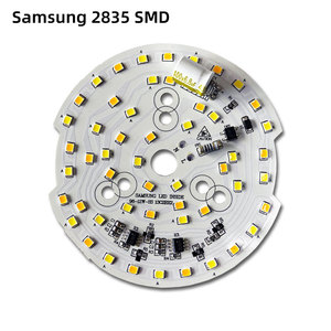 Alta calidad D96mm 12W 220V AC DOB 2 colores Samsung <span class=keywords><strong>Led</strong></span> 2835 SMD 52 piezas aluminio PCB Downlight <span class=keywords><strong>LED</strong></span> módulos - Product Image 3