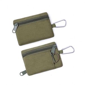 Outdoor Canvas Tactical Pack Waist Belt Bag Pack with Clip Small Zipper Tool Bag - Product Image 1