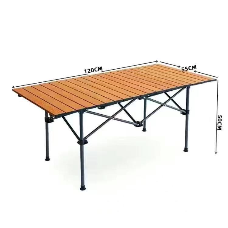 Tavolo allungabile effetto legno 1205550 acciaio al carbonio + borsa portaoggetti