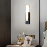 Applique Murale LED Moderne en Fer Style Marbre Nordique pour Salon, Chambre, Escalier, Balcon – Design Créatif, Simple et Luxueux