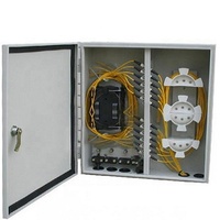 Armoire extérieure en fibre optique IP65 24/36/48/72 voies, boîtier de distribution FTTH mural en fer pour connexion croisée ODF