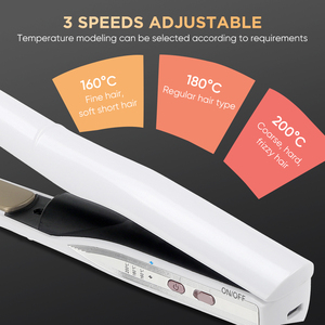 New Product 2025 <strong>Ceramic</strong> Portable Usb Rechargeable Cordless Flat Iron 2 in 1 Curling Iron Wireless <strong>Hair</strong> Mini <strong>Hair</strong> <strong>Straightener</strong> - Product Image 4
