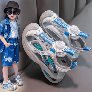 Nuevo Modelo de Sandalias de Verano para Niño, con Diseño Calado, Suela Suave, Deportivas, Cómodas, Casuales, para la Playa - Product Image 4