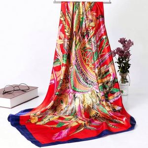 Écharpe en soie satinée 100 % soie de mûrier pour femme, collection automne-hiver, châle polyvalent en soie pour femme - Product Image 3