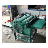 Machine à carder et recycler la laine de mouton et les fibres de coton automatique Kellen, capacité 60 kg/h, 380V/220V