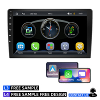 Autoradio de navigation 9 pouces 10 pouces Lecteur MP5 1 Din CarPlay sans fil Android Auto Bluetooth Mirror Link GPS Radio