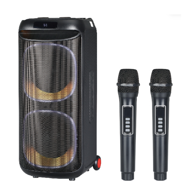 Portable Bluetooth Speaker Outdoor Square Dance Hot Selling Trolley Speaker with Dual Microphone