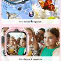 Reloj GPS 4G para Niños con Tarjeta SIM, Monitor de Ritmo Cardíaco, Videollamada, Chat de Voz, Reloj Inteligente para Niños con GPS