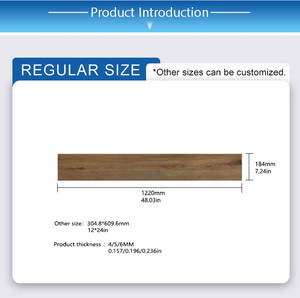 Dalles <span class=keywords><strong>de</strong></span> <span class=keywords><strong>sol</strong></span> en SPC imperméables à emboîtement pour les espaces résidentiels et commerciaux - Product Image 4