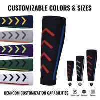 Manchons de compression pour mollets à rayures chevron personnalisées pour hommes et femmes, pour le volley-ball, le pickleball, le badminton et la gym