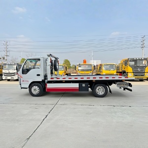 Isuzu 100P 4X2 <b>Flatbed</b> wrecker tow <b>truck</b> 4 Ton highway Road Emergency Rescue tow <b>truck</b> & wreckerk for Car Towing - Product Image 4