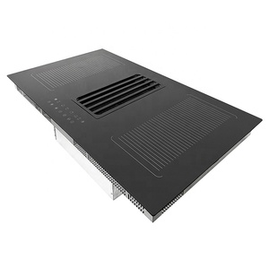 Table de cuisson à <span class=keywords><strong>induction</strong></span> Flex Zone avec hotte aspirante 90cm 7200W Table de cuisson à <span class=keywords><strong>induction</strong></span> à ventilation intégrée - Product Image 3