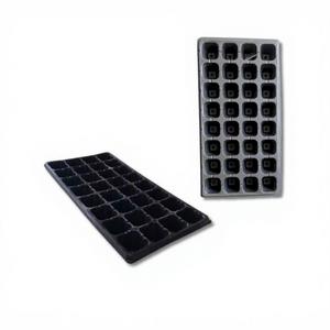 Plateau à semis rectangulaire de haute qualité à 32 cellules |   Barquettes de pépinière réutilisables en PVC avec couvercles, pot de plante écologique et léger, 100cc - Product Image 1