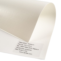 Tissu de haute résistance épaissi résistant à la déchirure tissu enduit de PVC 1000d tissu de polyester enduit de vinyle antidérapant