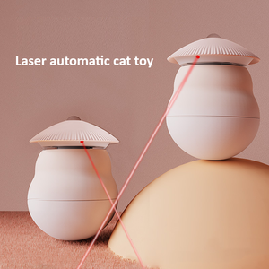 Automatische kattenlaser speeltjes, bewegingsgeactiveerde elektrische slimme teaser, roterende huisdier speeltjes, interactief katten speeltje - Product Image 2