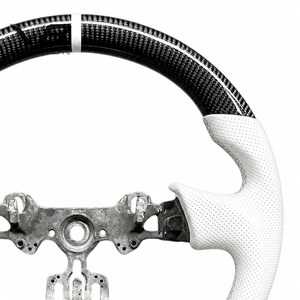 Volant en fibre de carbone véritable V8carbon pour Série 7 <span class=keywords><strong>E32</strong></span> 728 730 735, accessoires de voiture, pièces automobiles, style racing modifié, personnalisé - Product Image 4