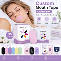 Bande adhésive buccale respirante à maintien fort, couleurs personnalisées, respectueuse de la peau, confortable, pour une respiration moins importante par la bouche la nuit