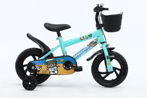 Vélo BMX pour enfants de 12/14/16/20 pouces avec cadre en acier à haute teneur en carbone, panier en plastique, roues d'apprentissage pour les enfants de 2 à 6 ans - Product Image 6
