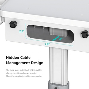बेविसर एमटीओ-3 मोबाइल मेडिकल कार्ट लैपटॉप हॉस्पिटल कार्ट ट्रॉली - Product Image 4