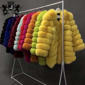 <span class=keywords><strong>Manteau</strong></span> en fourrure de renard <span class=keywords><strong>long</strong></span> et luxueux pour <span class=keywords><strong>femme</strong></span>, fourrure moelleuse tendance, directement de l'usine Janefur, idéal pour l'hiver - Product Image 6