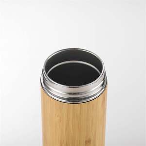 Sản Phẩm Mới 2020 Du Lịch Tre Chai Nước Phích Với Hiển Thị Nhiệt Độ Và Trà Stainer, Thông Minh Led Nắp Uống Trà <span class=keywords><strong>Flask</strong></span> - Product Image 5