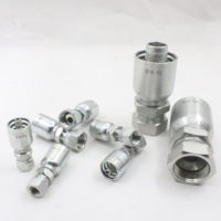 Connecteurs de tuyaux hydrauliques personnalisables avec logo ORFS FEMALE Seal-Lock Parker série 43, logo imprimable