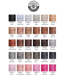 20 # Fil à coudre en polyester ciré Xiange (0,52 mm) 80 m/rouleau, pour couture à la main et à la machine - Product Image 1