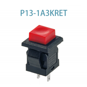 Interruptor de botón pulsador negro DSF64 P13-1A3, interruptor basculante miniatura de plástico duradero para uso doméstico, interruptores basculantes de Taiwán. - Product Image 3
