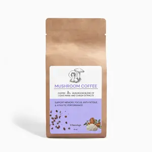 Arabischer Instant-Bio-Pilz-Blend Kaffeepulver Reishi Igel-Stachelpilz-Kaffee Eigenmarke Ryze 10 Pilz-Kaffee