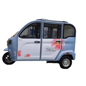 Scooter Elettrico a Tre Ruote Completamente Chiuso con Targa Nazionale, Fattura Disponibile, Piccola Auto Familiare per Trasporto e Ritiro - Product Image 5