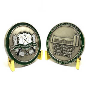Fabricante de Monedas Personalizadas, Monedas de Metal de Aleación de Zinc con Doble Esmalte Suave y Baño de Oro, Coleccionables, con Diseño de Feng Shui Moderno - Product Image 5
