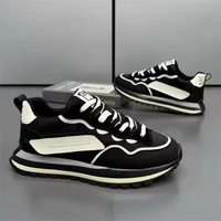 Veca 2025 - Zapatos Deportivos de Piel para Hombre, para Correr, Baloncesto, Invierno/Verano/Otoño, con Cordones, a la Moda, Casuales