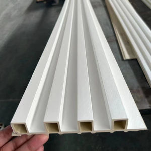 वाटरप्रूफ पीसी वीपीसी दीवार पैनल सजावट के लिए लकड़ी का अनाज चमका पैनल - Product Image 1