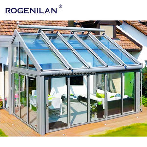 روجينيلان الحديثة شعبية سونروم الألومنيوم فيلا حلول مخصصة العزل الحراري خفف من ، - Product Image 3