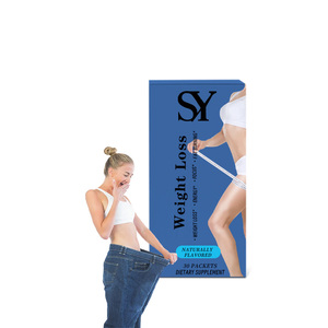 Poudre de perte de poids de marque privée boisson feuille de stévia supplément d'extrait de grain de café stimule le métabolisme pour les femmes poudre amincissante - Product Image 1