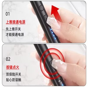 Encendedor de Cocina Portátil para el Hogar, Encendedor Electrónico USB con Encendido por Arco a Prueba de Viento - Product Image 6