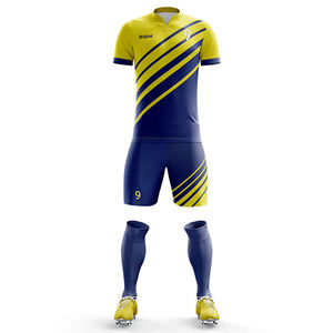 Fábrica al por mayor diseño personalizado ropa de fútbol equipo de fútbol Jersey uniformes conjuntos sublimación alta calidad malla fútbol Jersey - Product Image 3