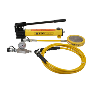 Cylindre hydraulique ENERPAC ultra-haut et ultra-bas profil, capacité 50T, 200MPa, utilisé pour le levage ultime dans les espaces restreints - Product Image 2