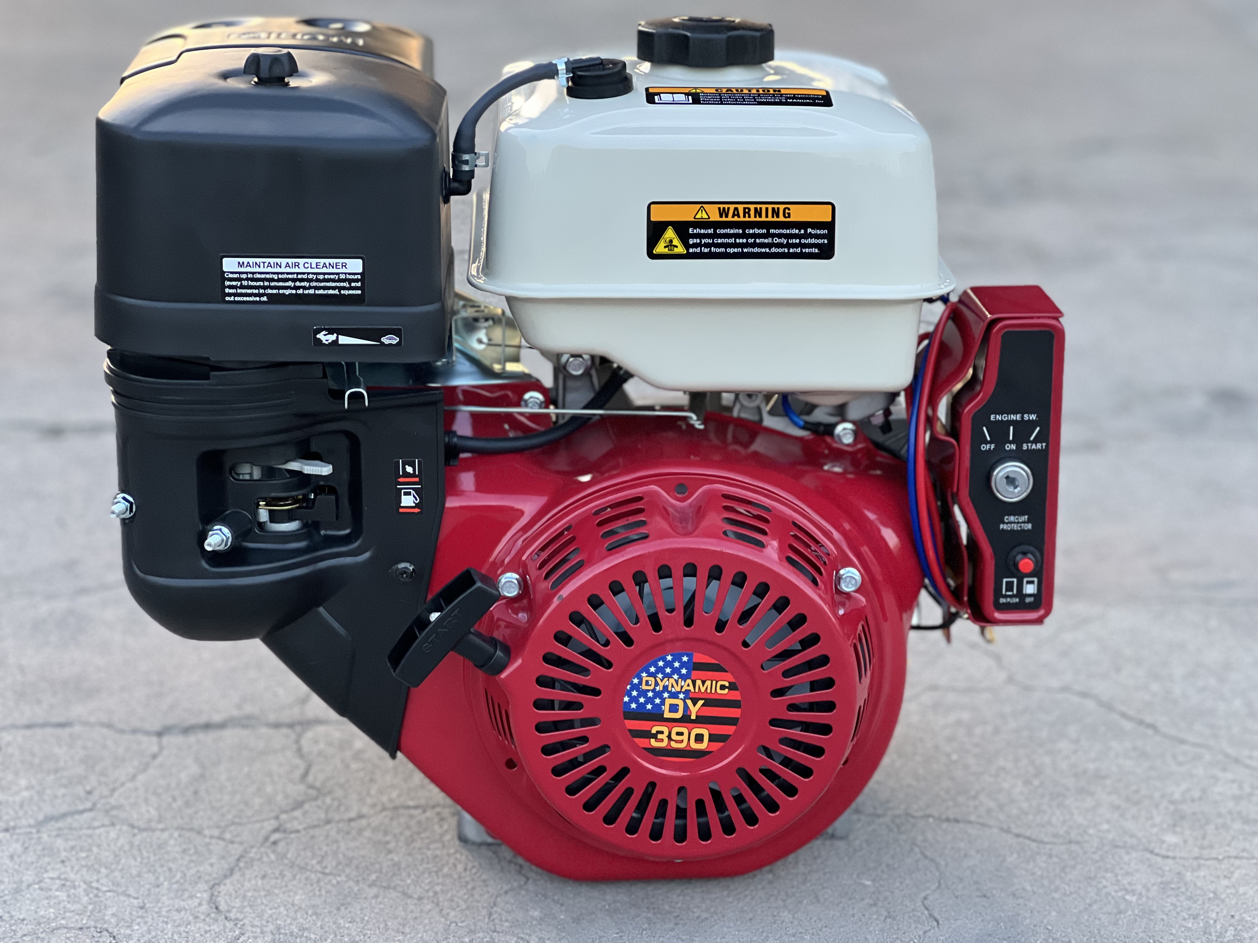 13HP Air-Cooled Gasoline Engine - FSH GX390 - 1 Year Warranty