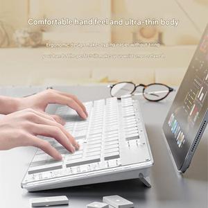 GX710 Teclado silencioso Ratón Sensación mecánica Teclado con cable Computadora portátil Niñas Oficina Alto valor - Product Image 5