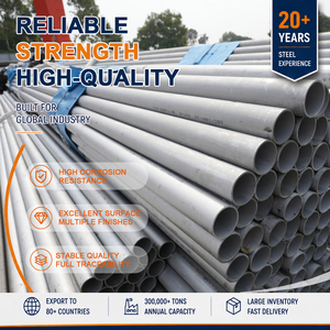 Tubería de Acero Inoxidable Roscada 904L, Laminada en Caliente, 114.3mm, 3.0mm, para Procesamiento Químico - Product Image 1
