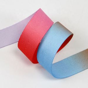 Eco Friendly Ribbon Custom Heat Transfer Strap Woven Band Sublimation Tape Recycled Polyester Sublimation <b>Webbing</b> for Sandal - Product Image 3